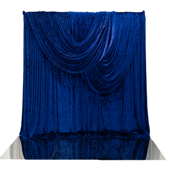 draped velvet