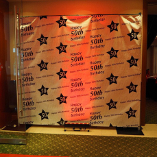 50th Birthday Backdrop 2