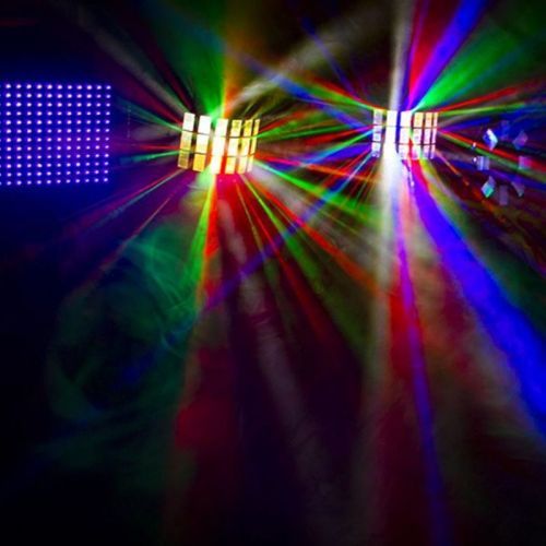 RGB LED party lights smoke machine and uv panel