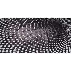 Themed Backdrops Large - Black & White Circles