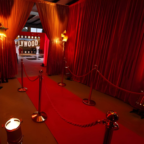 hollywood red carpet entrance 