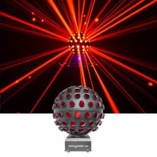 red rotosphere LEd rotating LED light