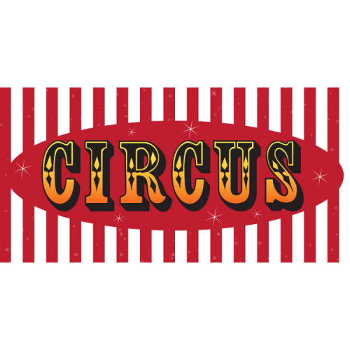 Themed Backdrops Large - Circus