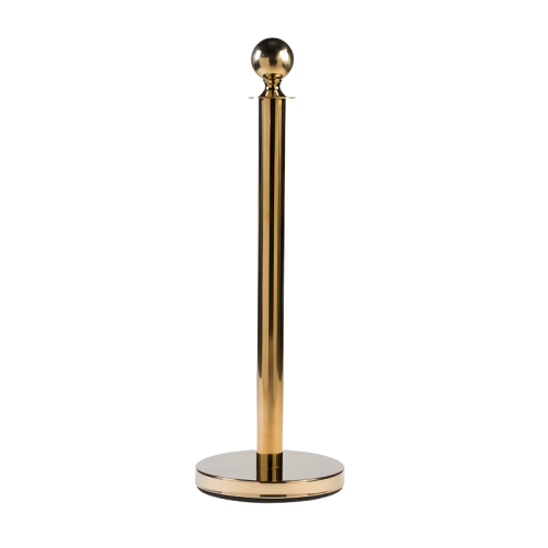 gold stanchion