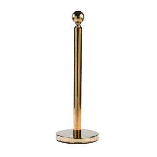 gold stanchion