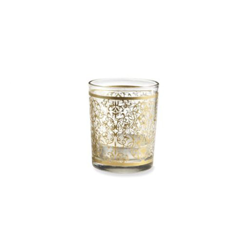 Gold Lace Tea Light Candle Holder