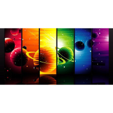 Themed Backdrops Large - Space & Planets