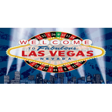 Themed Backdrops Large - Las Vegas Sign