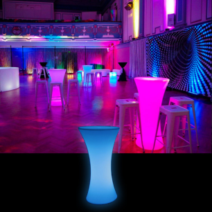 Illuminated High Bar Tables