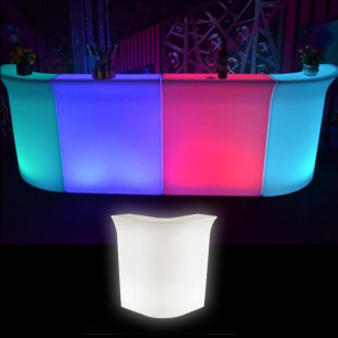 illuminated corner bar 