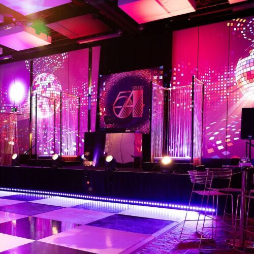 Studio 54 backdrop hire melbourne