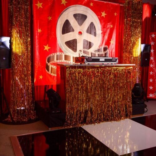 Hollywood Movie Reel Backdrop