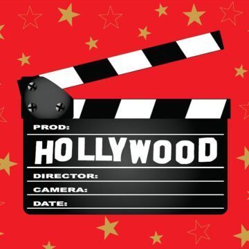 Standard Backdrop - Hollywood Take Board