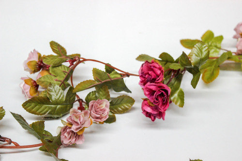 Rose Bud + Leaf Garland 6