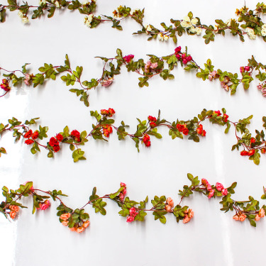 Rose Bud + Leaf Garland 2