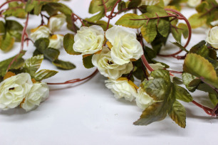 Rose Bud + Leaf Garland 9