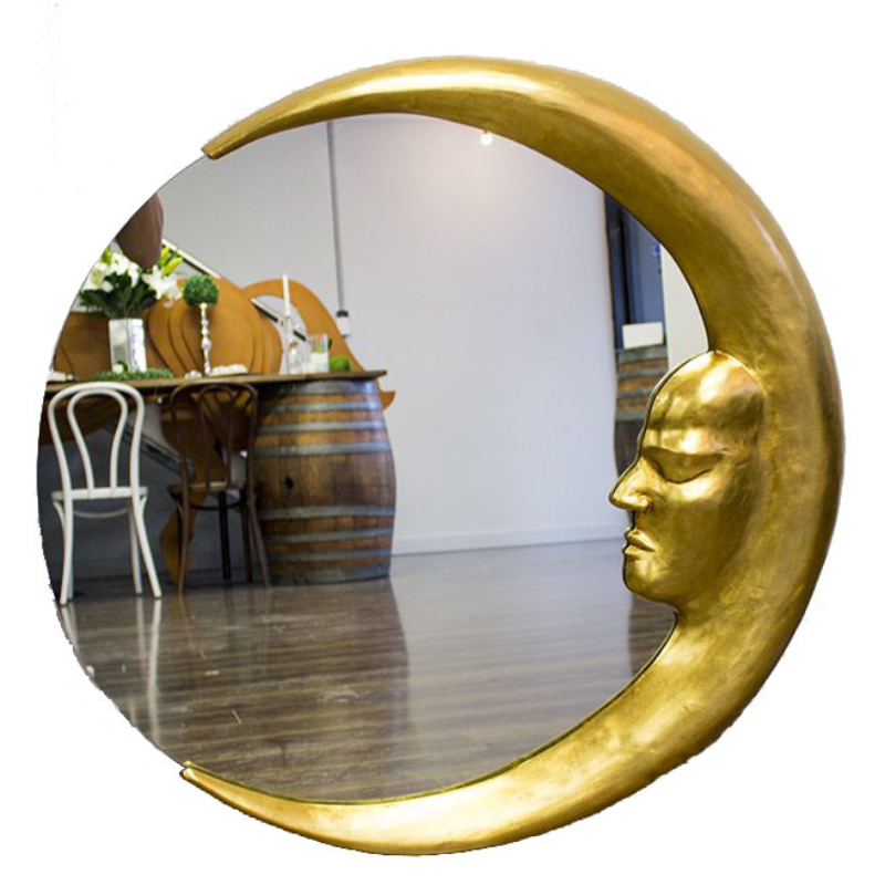 Gold Moon Mirror