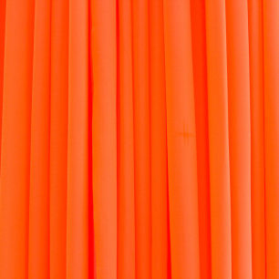 fluro orange chiffon drape