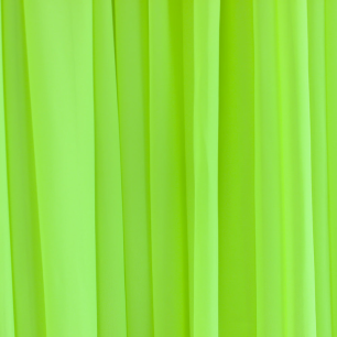 chiffon drape in fluro yellow