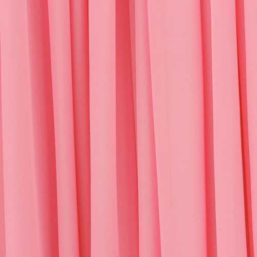 pink chiffon drape