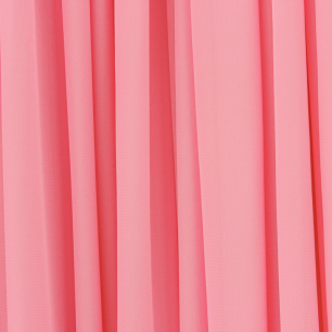 pink chiffon drape