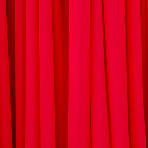 Red Chiffon Drape