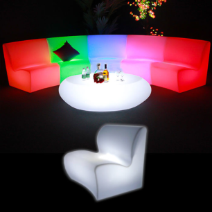 LED curved sofas