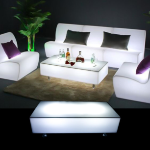 Illuminated Rectangle Coffee Table