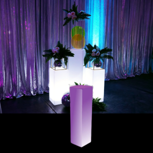 illuminated plinths LED