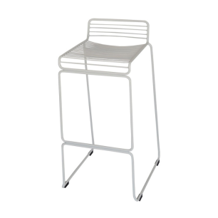 Wire Stool in White