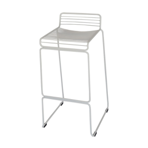 Wire Stool - White