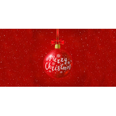 Themed Backdrops Large - Merry Christmas