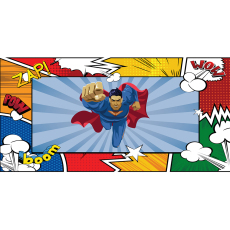 Themed Backdrops Large - Super Hero Superman