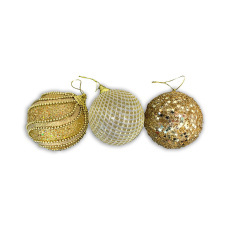 Christmas Ornaments - Gold Baubles 