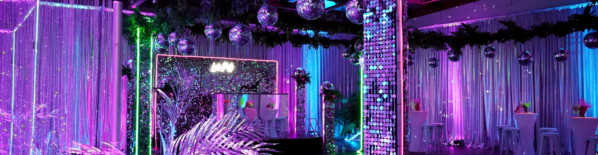 Themed event lighting hire Melbourne